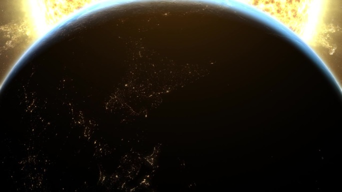 地球日食经过太阳日全食日食景观宇宙天文学