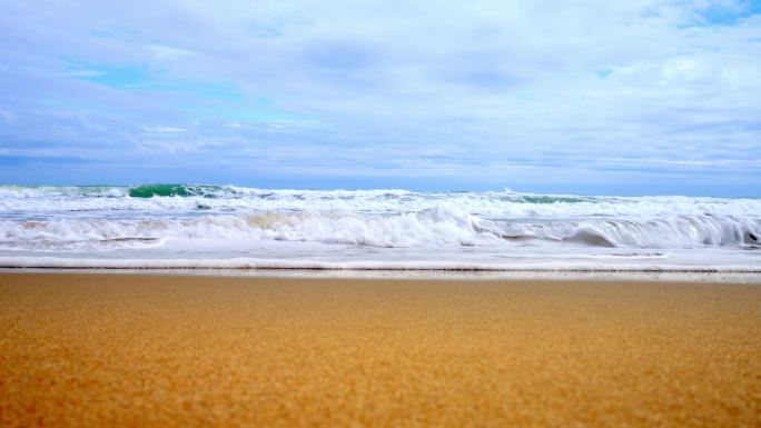 大海沙滩海浪