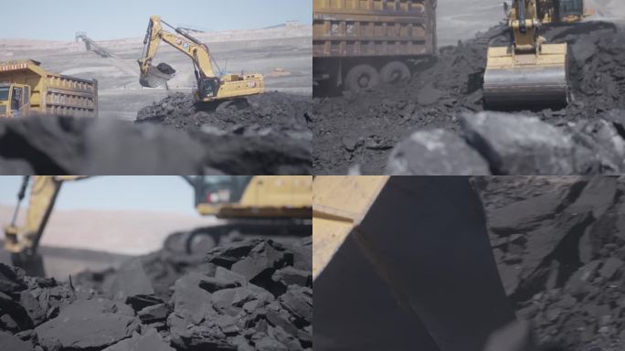 煤炭 煤矿 准东 挖煤 煤矿工人