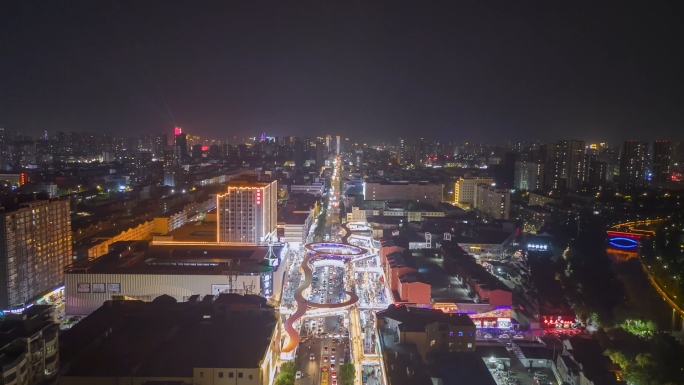 航拍聊城延时聊城夜景延时聊城宣传片