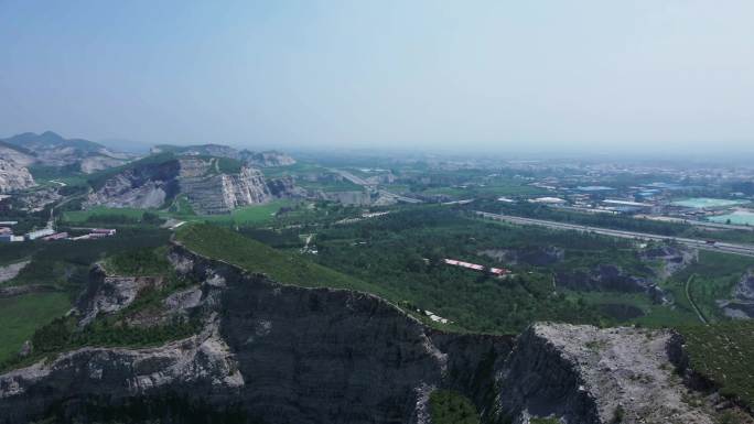 河北蒋福山地质公园航拍