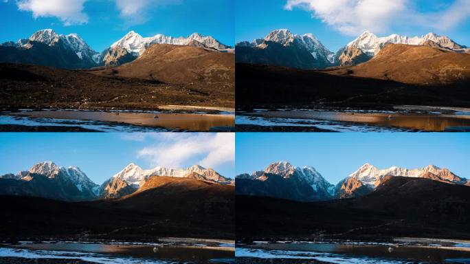 川西雅家梗雪山延时