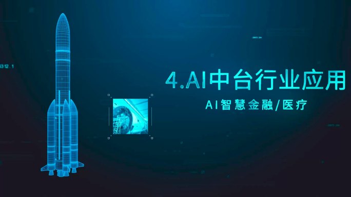 AI人工大数技信息文字展示