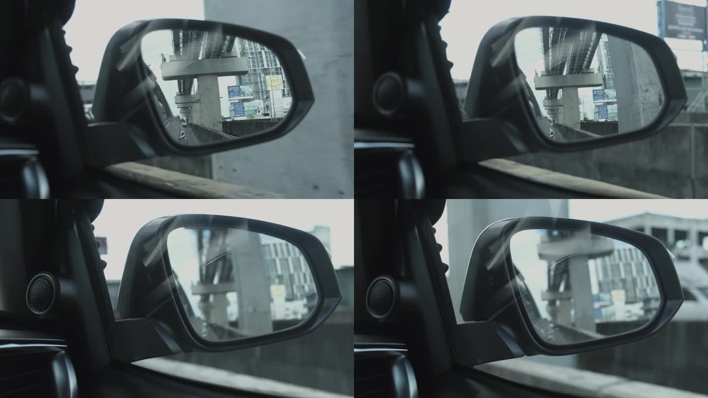 汽车侧视镜。