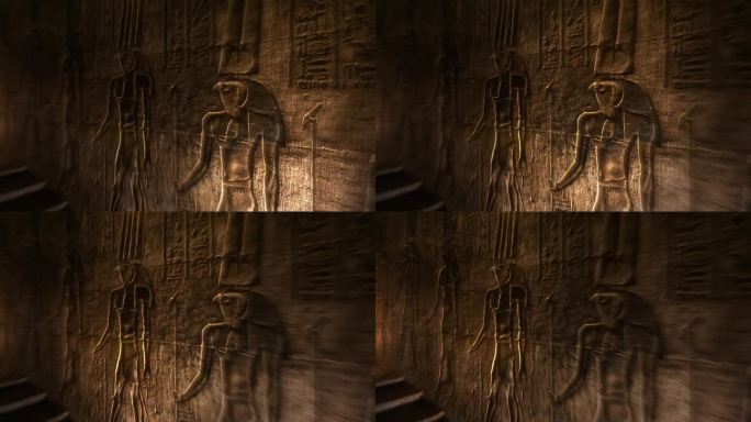 埃及墓中的象形文字雕刻