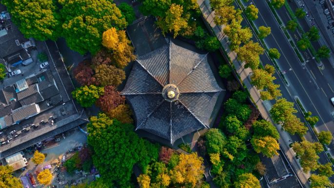 苏州北寺塔 报恩寺塔航拍1