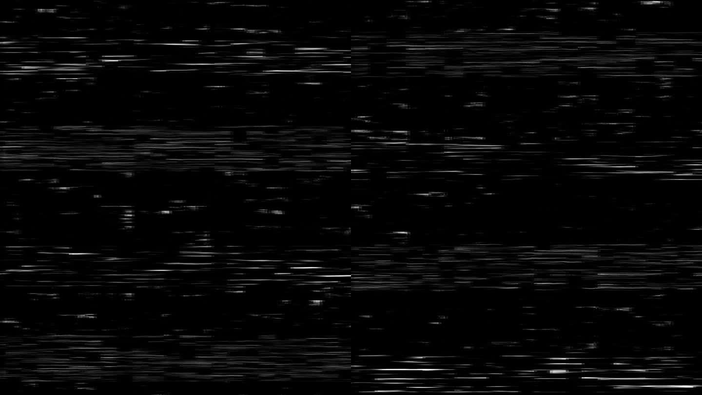 4K视觉视频效果故障噪音静态电视视觉特效条纹背景。过渡