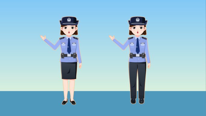 MG人物女警察