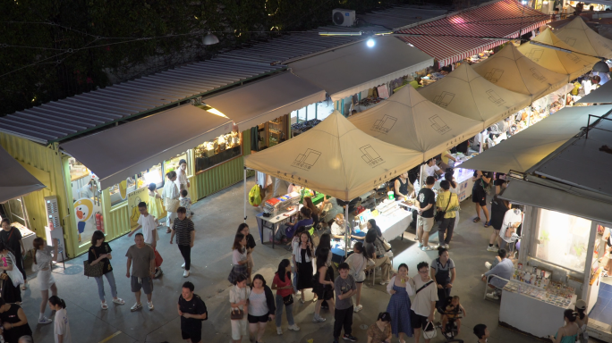 厦门艺术西区沙坡尾夜市夜生活