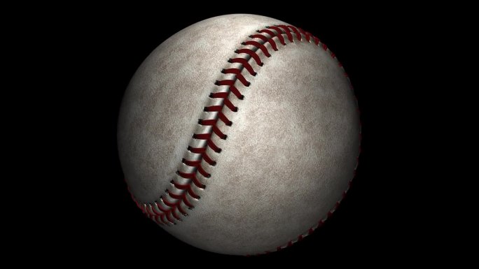 棒球循环棒球三维动画视频素材棒球通道