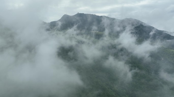 新昌天姥山云海航拍