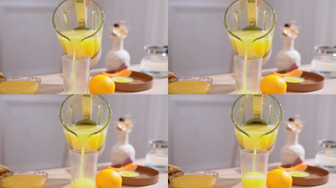 橙汁 果汁 倒橙汁 倒果汁 tvc 新鲜