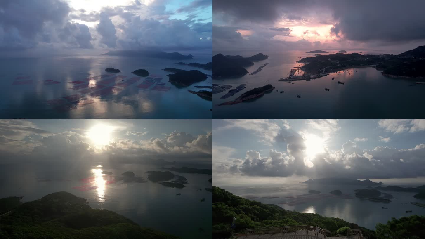 海上日出云海 霞浦花竹村 海上日出延时