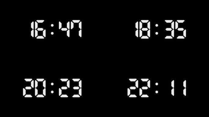 9分钟计时器四位数码表正计时透明通道