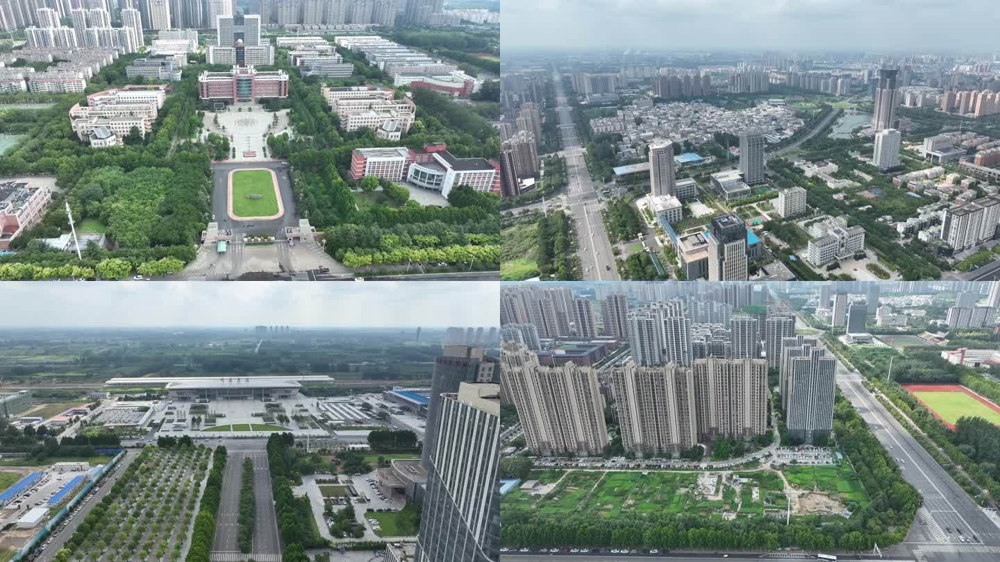 许昌城市建设综合4K航拍