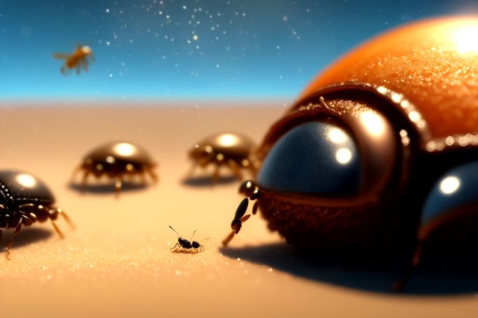 巨虫看蚂蚁