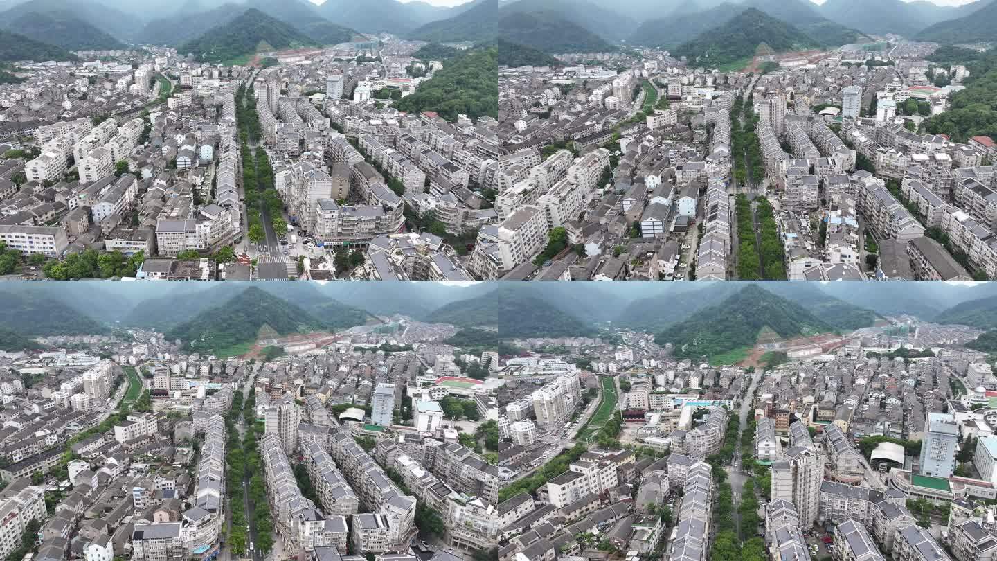 台州温岭老城区航拍