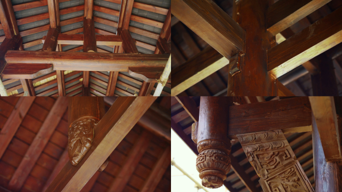 中国古建筑大木作木工斗拱榫卯结构工艺