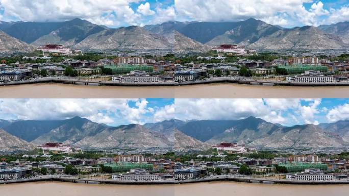 拉萨 林芝 自然风光 山谷 西藏 延时