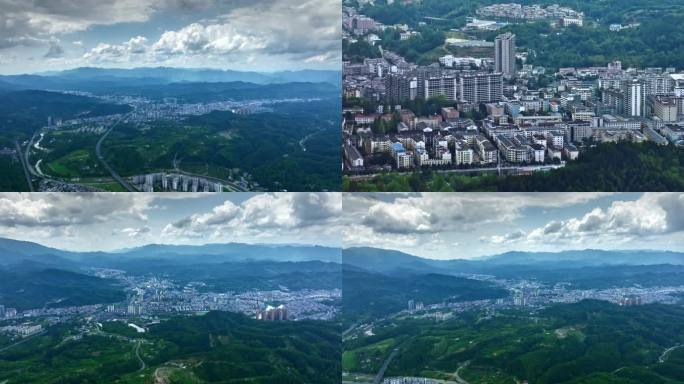 5k宁强县全景航拍