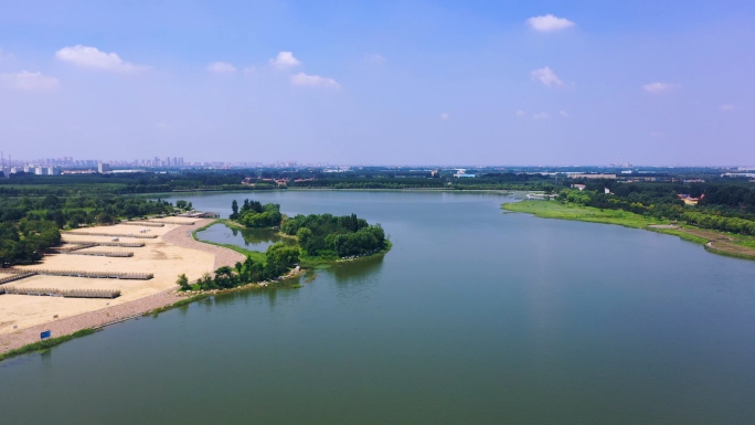 4K胶河国家湿地公园湿地公园