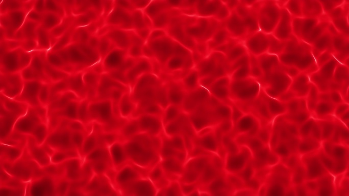 红色波浪池空间创意运动设计。流动的阳光照在波浪形的表面。波浪水面背景。缓慢浮动的液体背景。