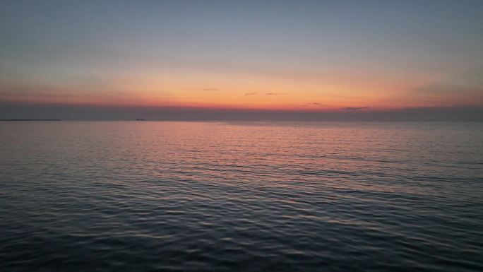 海边落日