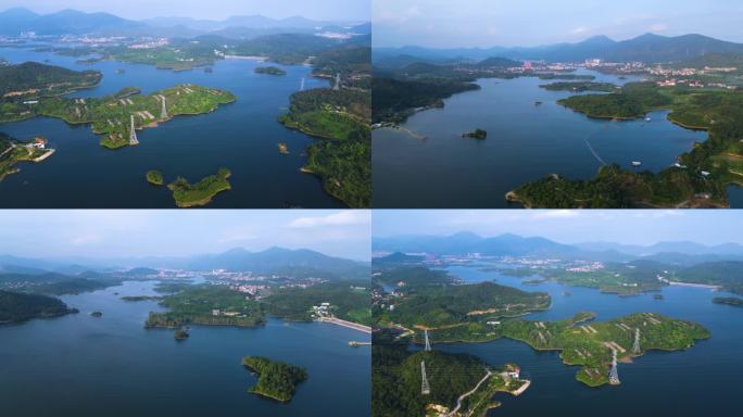 水库山水美景 绿水青山就是金山银山