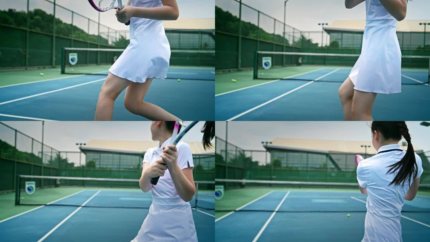 女孩打网球5
