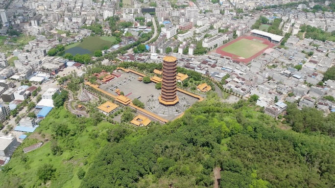 海南澄迈县金山寺航拍08