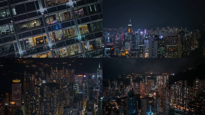 香港建筑内透航拍2