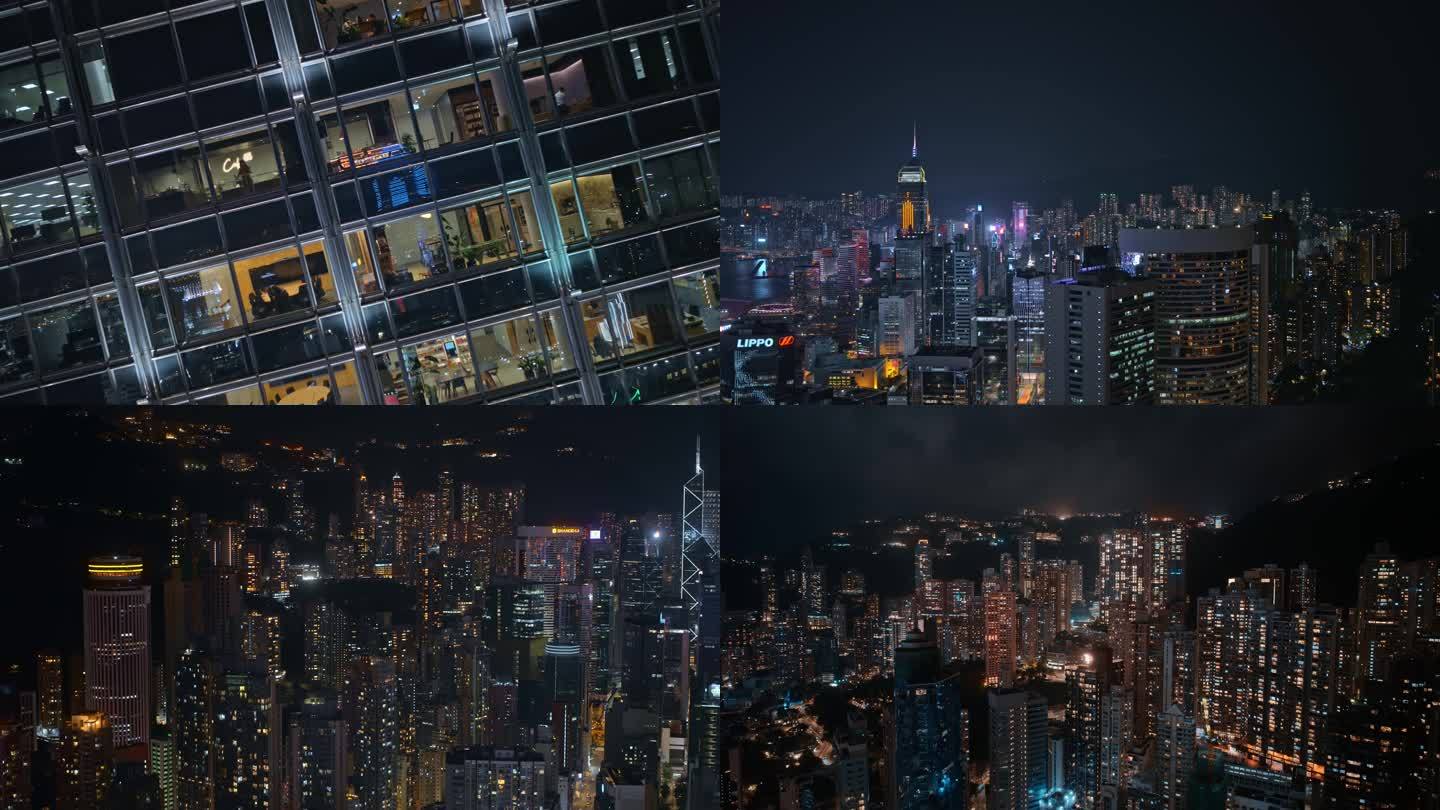 香港建筑内透航拍2