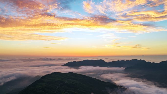 宁波四明山云海日出，宣传片4k