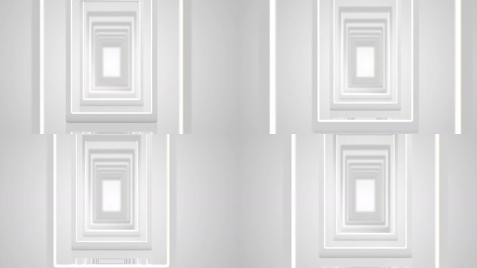 3d空间03时空隧道 留白 几何 建筑