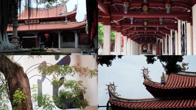 承天寺闽南寺庙建筑闽南古刹禅意镜头