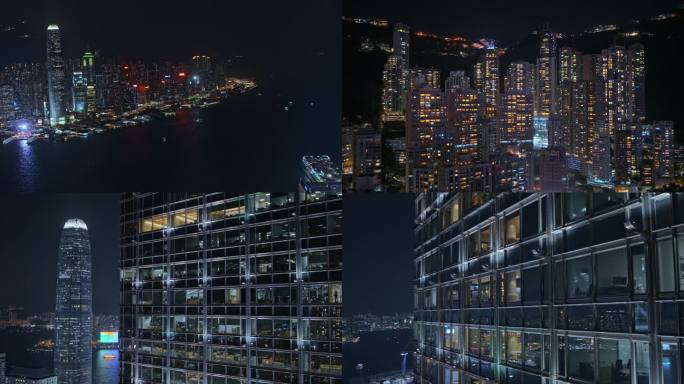 香港建筑内透航拍1