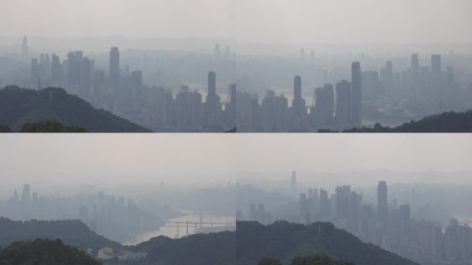 雾都重庆城市远景