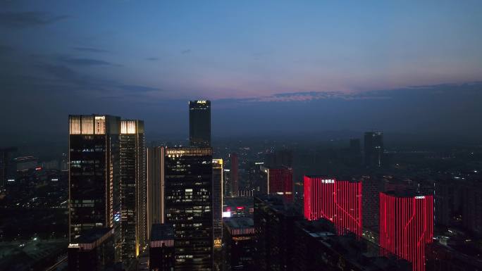 杭州未来科技城夜景