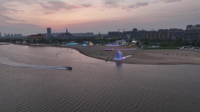 揽月湾夕阳