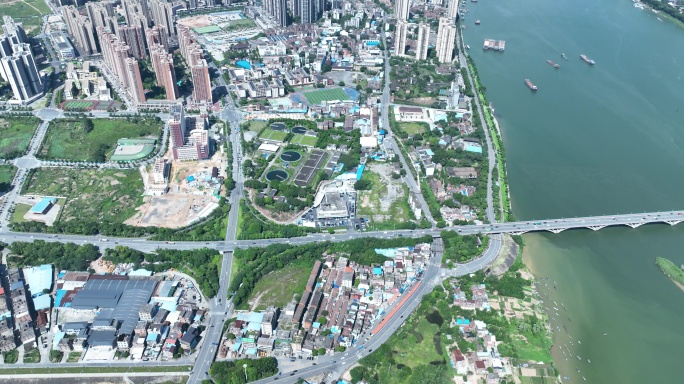 清远鳌头塔片区航拍