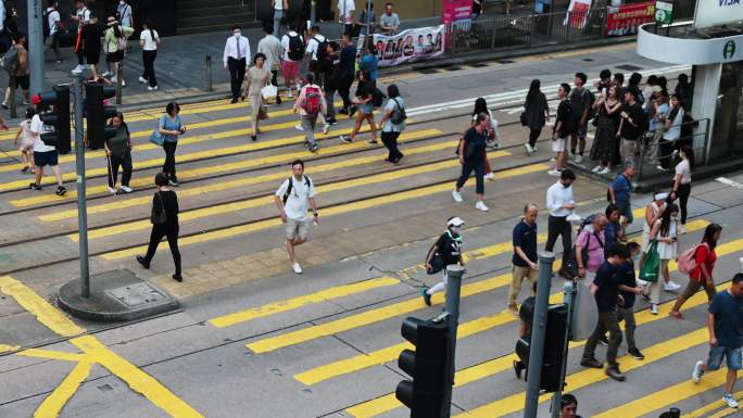 香港人流车流