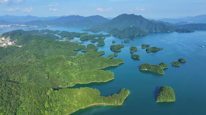 原创4K杭州千岛湖空镜