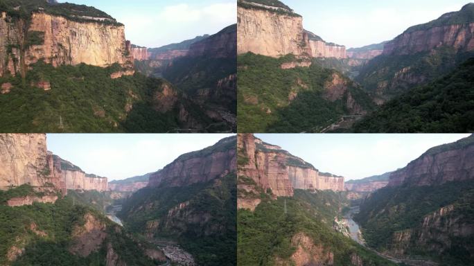河南宝泉大峡谷4K航拍