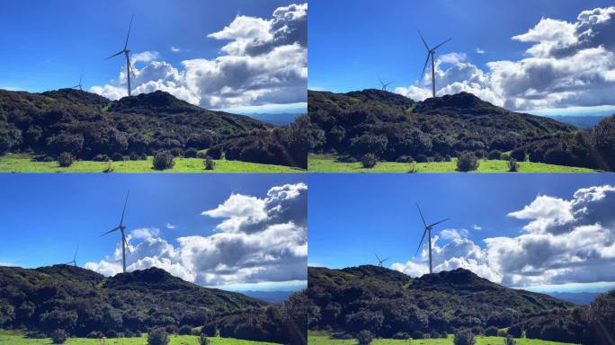 4K科技风力发电站新能源