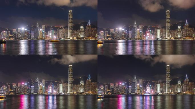 香港中环夜景