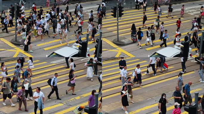 香港人流车流