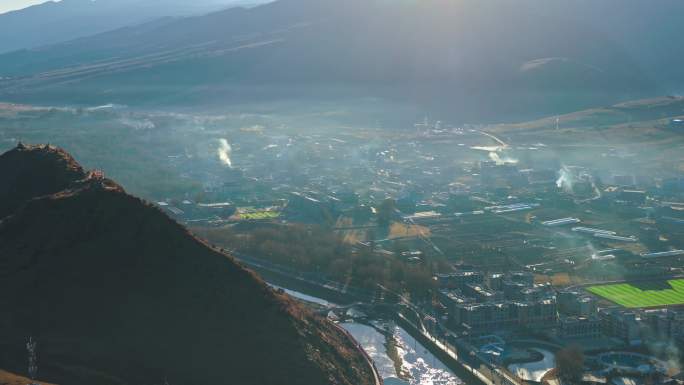四川川藏线风景雪山航拍3