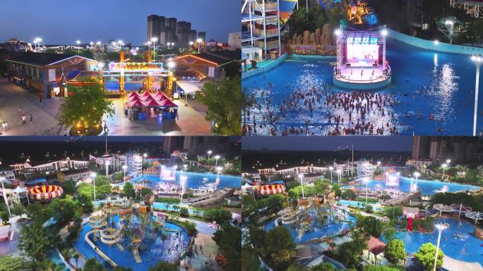 荆州大梅沙海洋馆海洋世界夏天玩水水上乐园