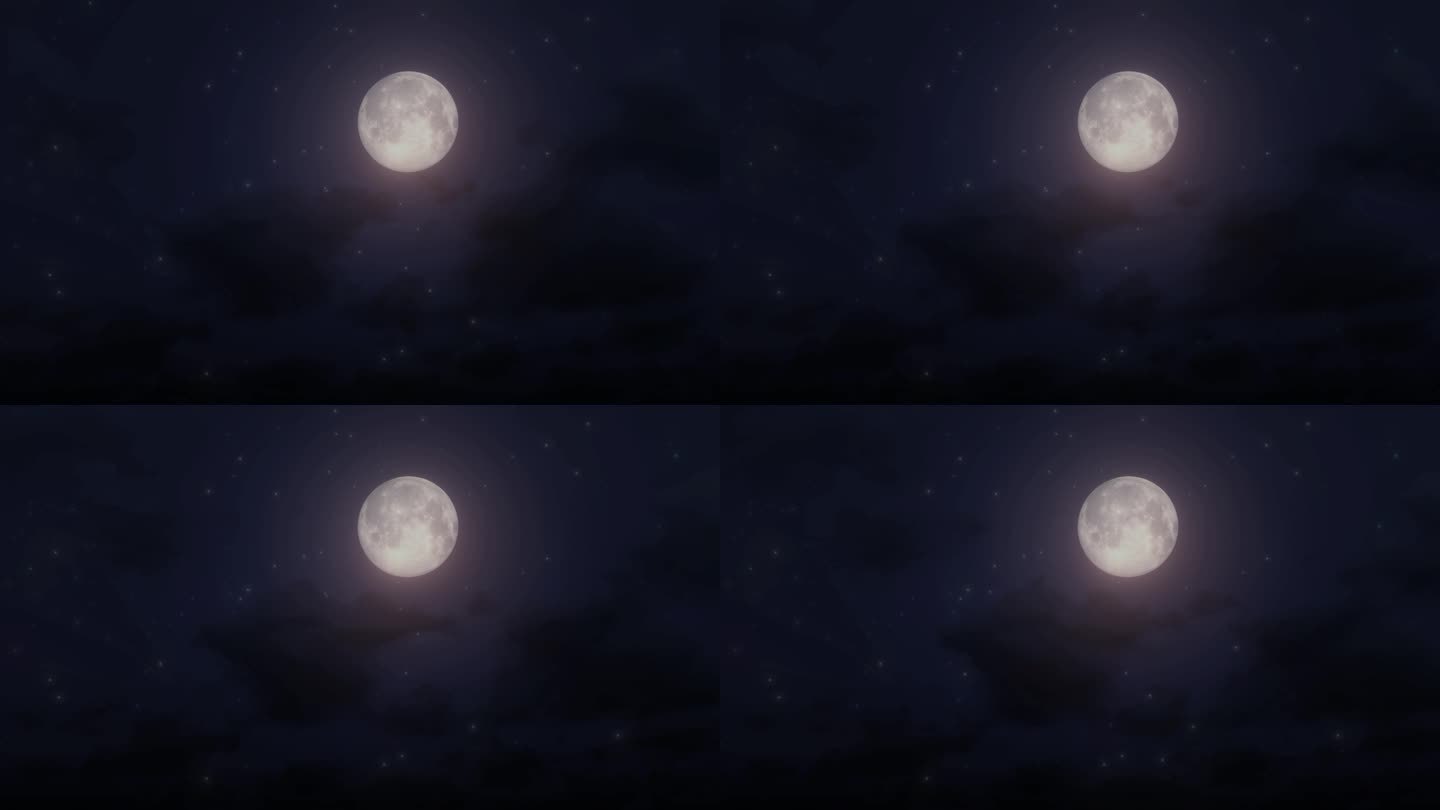 一轮明月月亮月光月色满月圆月中秋节中秋