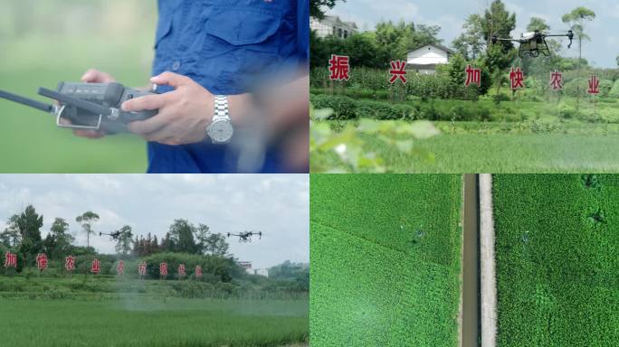 无人机喷洒农药 现代农业 农业无人机